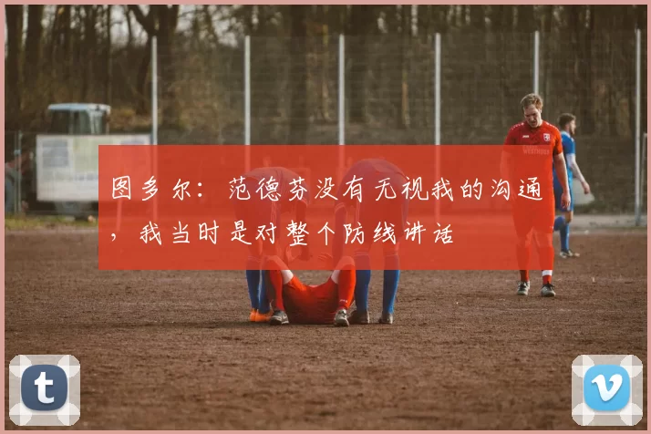 图多尔：范德芬没有无视我的沟通，我当时是对整个防线讲话