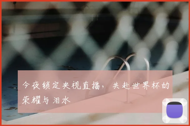 今夜锁定央视直播，共赴世界杯的荣耀与泪水
